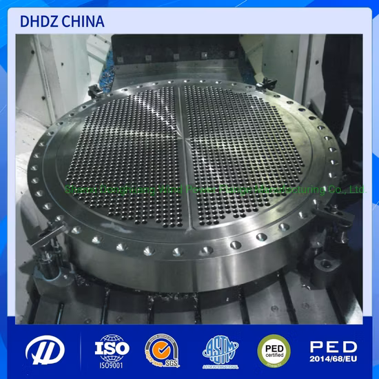 Piastra tubiera, piastra tubiera, tubi, mozzo, piastra tubiera, forgiata per recipiente a pressione dello scambiatore di calore